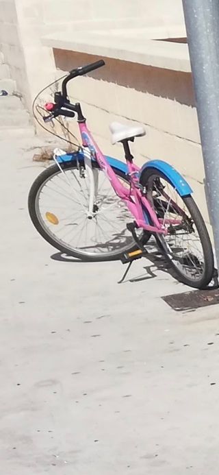 Bicicleta paseo niña 20" rosa