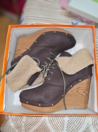 Botines Marrón MaryPaz - Talla 39