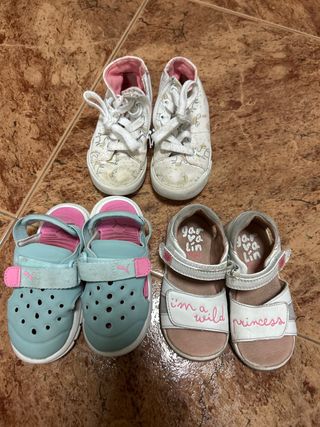 Zapatos niña 23 - Lote 3 pares