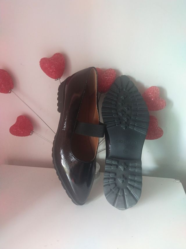 Zapatos GIOSEPPO charol negros