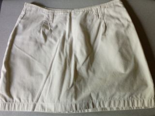 Falda pantalón beige