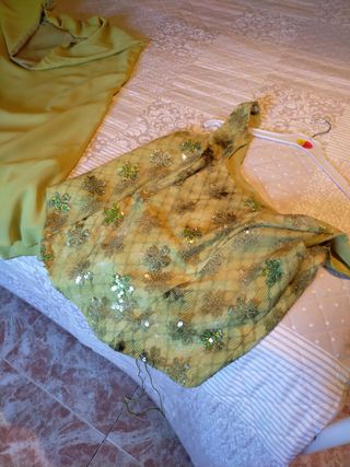 Traje fiesta verde oliva 5XL