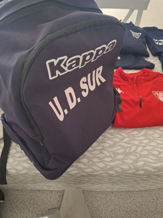 Equipación Kappa U.D. Sur: Mochila y Ropa, 152cm