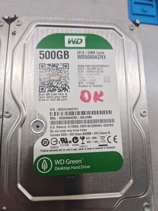 5  Discos duros 500GB - Toshiba & WD