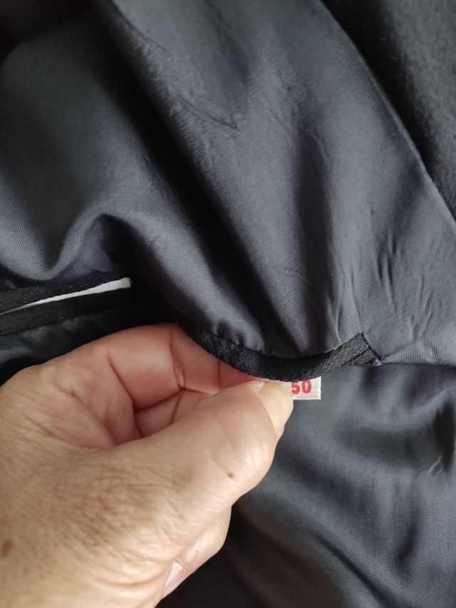 Traje negro Vintage Dressing hombre