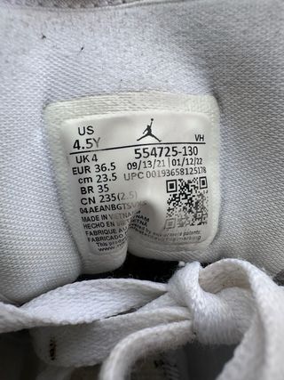 Zapatillas Jordan 1 Mid blancas