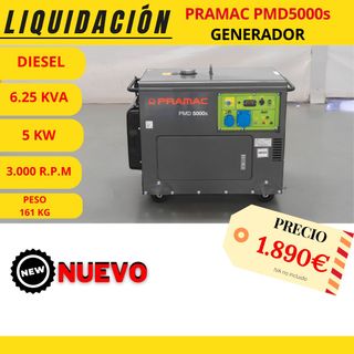 GENERADOR PRAMAC 6 KVA