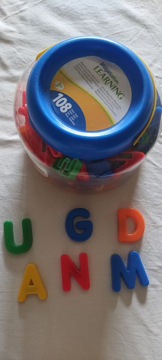 108 Fichas imantadas ABC