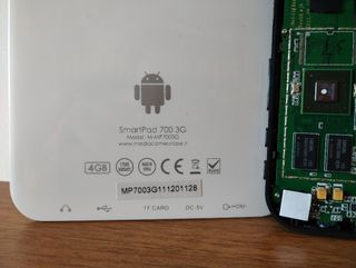 Tablet 7" Mediacom SmartPad 700 3G Non Funzionante