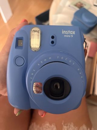 Instax Mini 9 azul + accesorios