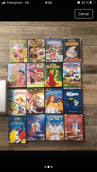 16 Películas animadas infantiles DVD (francés)