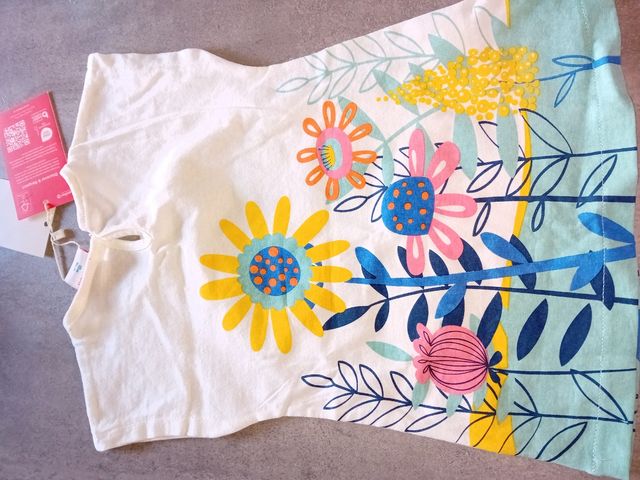 Vestito bimba Boboli 18m fiori