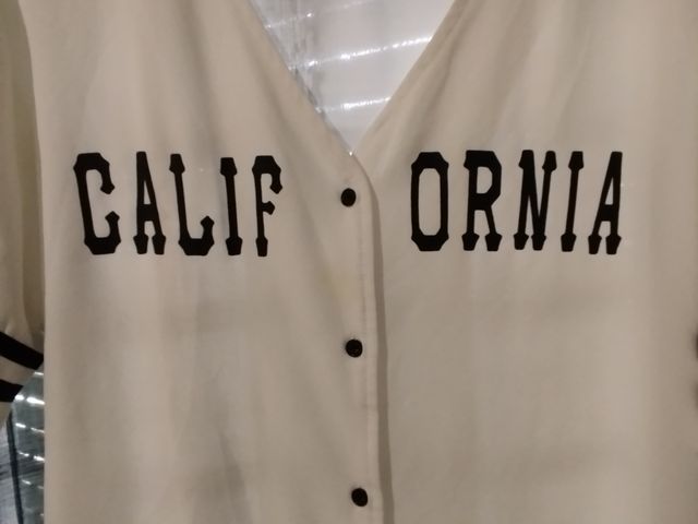 Camisola béisbol California - beige