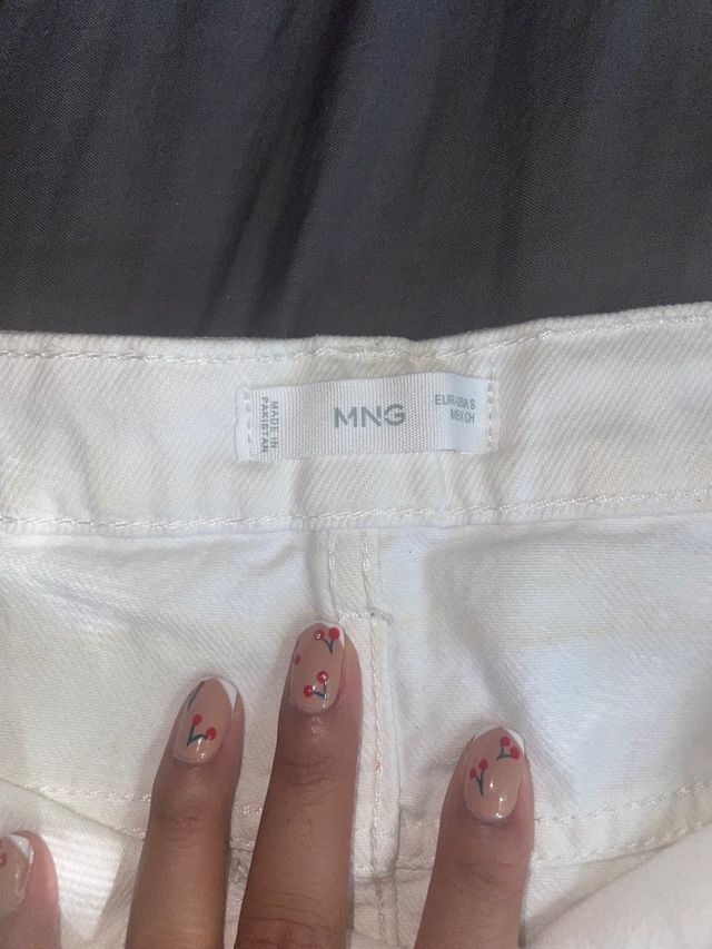 Mini Falda Vaquera Blanca