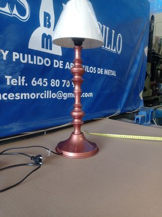 Lampara cobre vintage