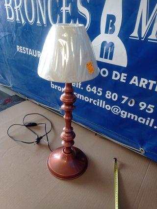 Lampara cobre vintage