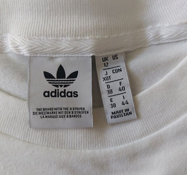 Camiseta Adidas blanca talla M
