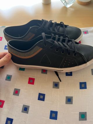 Zapatillas Le Coq Sportif - Negras Marrón