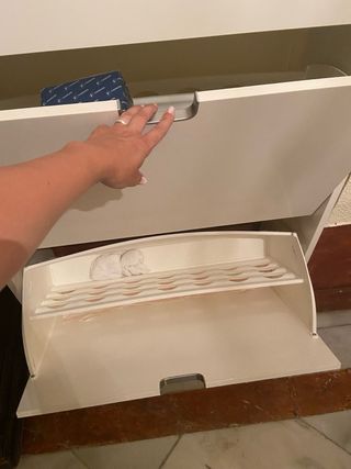 Zapatero 3 cajones - blanco