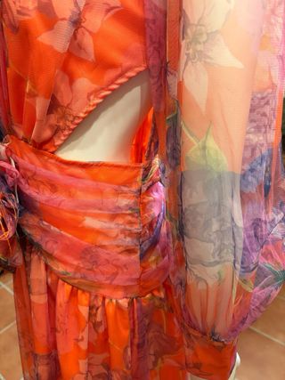 Vestido Tul Naranja - Talla M