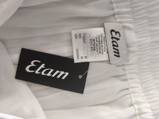 Conjunto Etam CON ETIQUETA!blanco plisado - veran