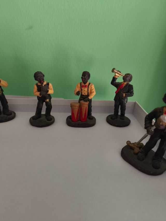 Figuras jazz músicos vintage