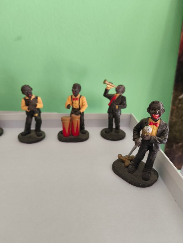 Figuras jazz músicos vintage
