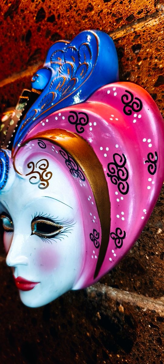 Maschera Venezia Ceramica Vintage