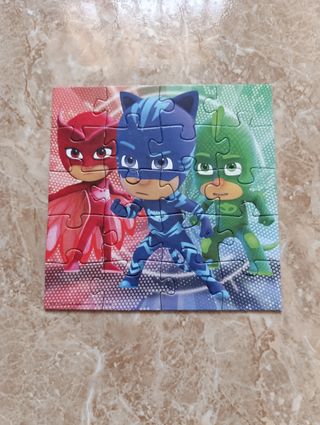 4 Puzzles PJ Masks Educativos