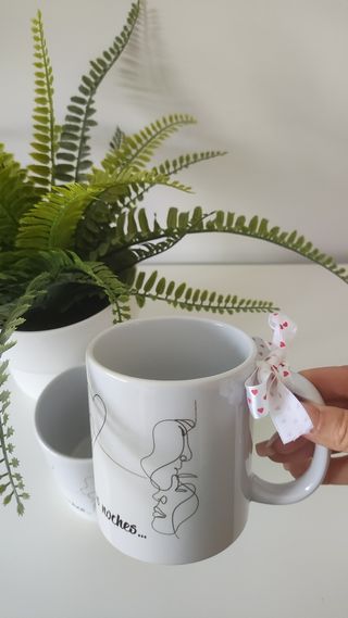 Pack 2 tazas de cerámica "LOVE" - NUEVAS.