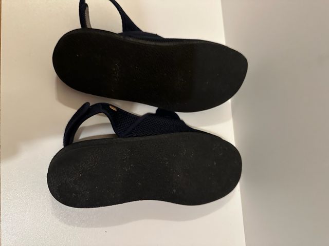 Sandalias ortopédicas unisex azules