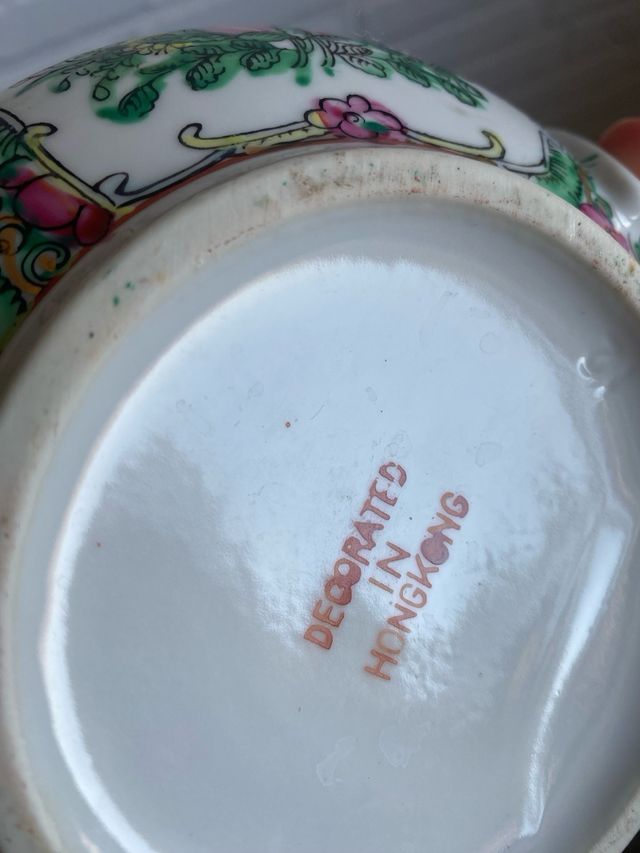 Juego té porcelana china vintage