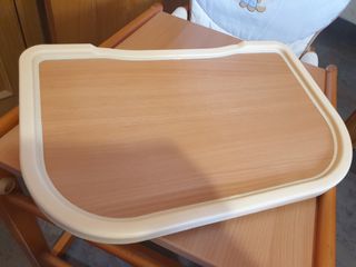 Trona madera convertible a mesita