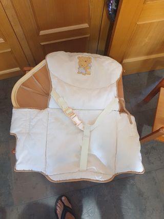 Trona madera convertible a mesita