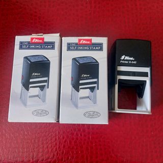 Sellos autoentintables Shiny S-542 (2 uds)