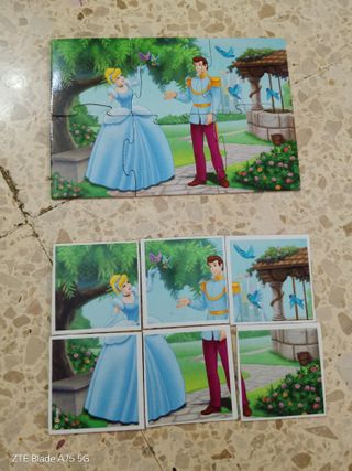 Puzzle de Disney de cenicienta.