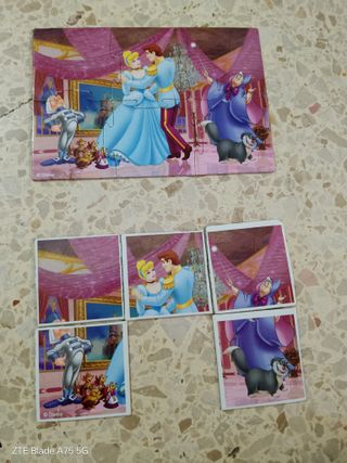 Puzzle de Disney de cenicienta.