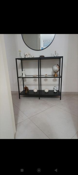 Scaffale Ikea nero - mensola metallo