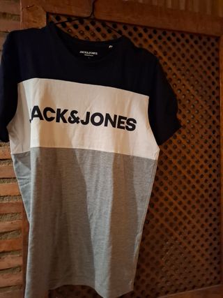 Camiseta Jack&Jones L - Azul Gris