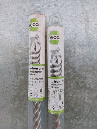 2 Brocas Reca x-tron ultra SDS-max 16x540mm