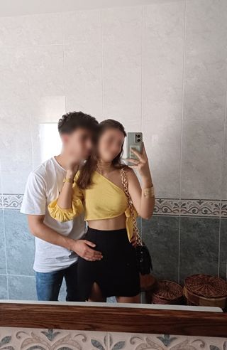 Top Amarilla Manga Larga XS