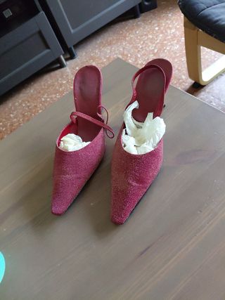 Zapatos fiesta rojos