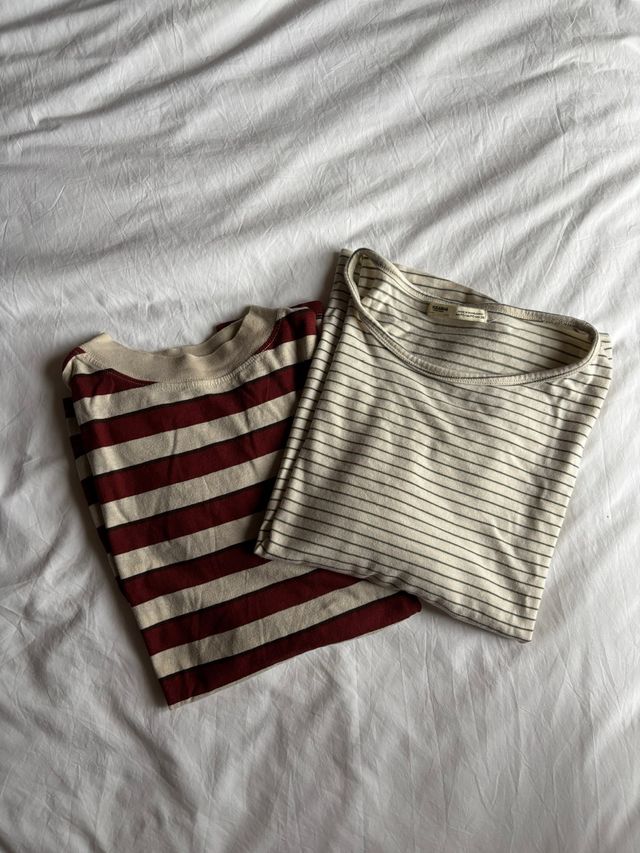 Pack dos camisetas de rayas