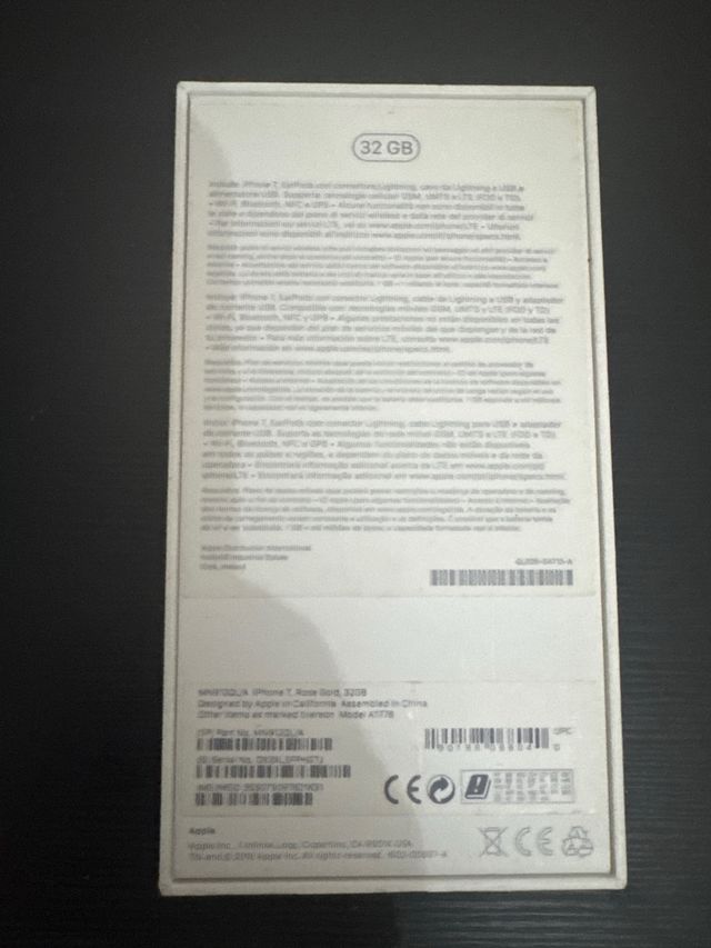 caja iPhone 7 Rosa Gold 32GB - Nuevo