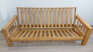 Futón sofá cama madera