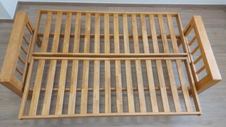 Futón sofá cama madera