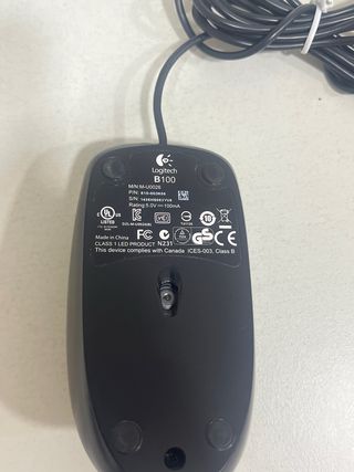 Ratón Logitech USB - Negro