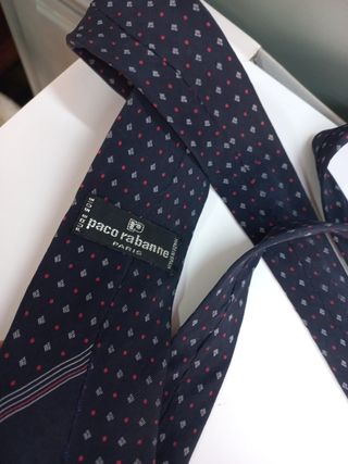 Corbata Paco Rabanne vintage