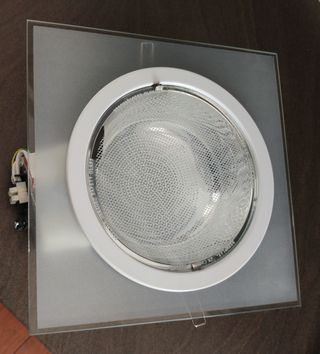 CHOLLO Downlight blanco, cristal, como nuevo