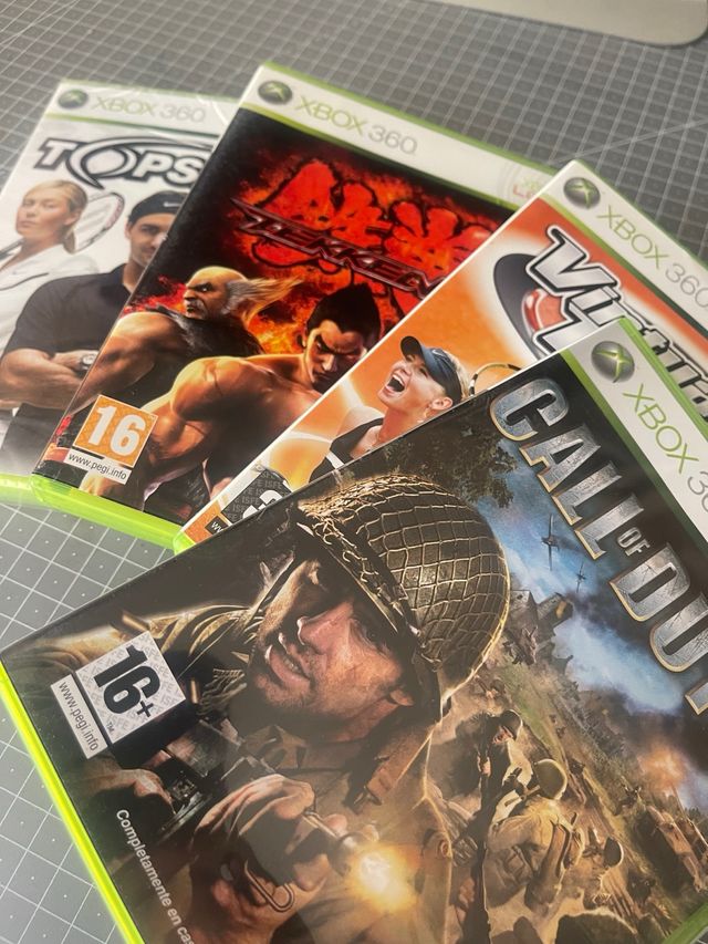 Lote 4 juegos Xbox 360 – Acción, lucha y deporte